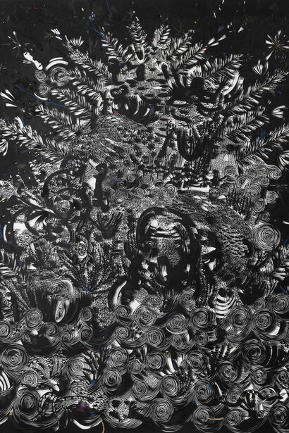 Annie Vought, Look at what you've already dawned (detail), 2025. Courtesy of Traywick Contemporary