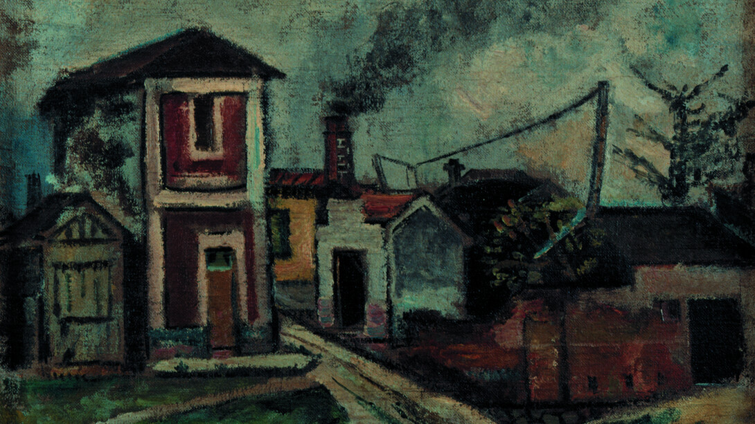 Aldo Bonadei, Landscape of Itanhaém (detail), 1943. Courtesy of São Paulo Museum of Modern Art