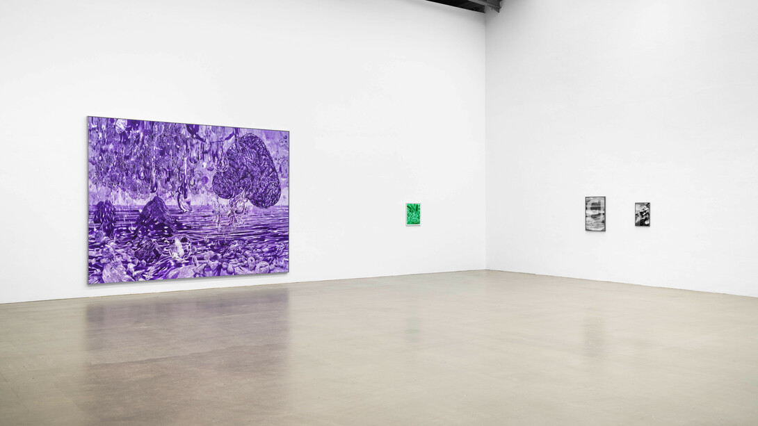 Stefan Guggisberg, Aligned mirrors, exhibition view. Courtesy of Galerie Eigen+Art