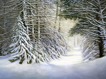Winter Song 2014 by John Morrow, oil 24 x 36” ©John Morrow