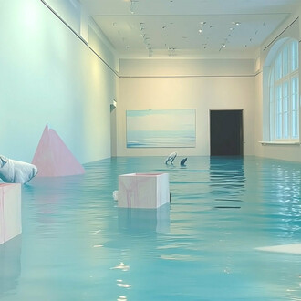 Henna-Riikka Halonen, Buoyant force (video still). Courtesy of Turku Art Museum