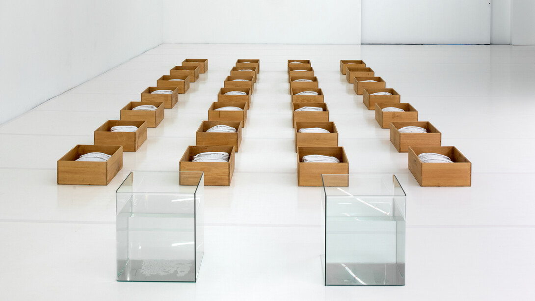 Caroline Le Méhauté and Isabella Soupart, Tellus project, exhibition view. Courtesy of Centrale for contemporary art