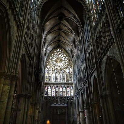 Cattedrale gotica di Saint-Étienne, Metz, Francia