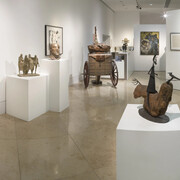 Lynn Chadwick, Reconfiguring the figure, exhibition view. Courtesy of Pangolin London