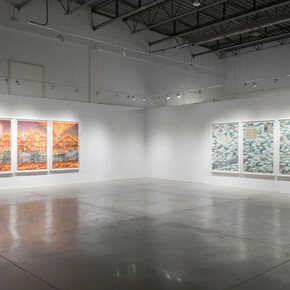 Simon Hughes, The fire, the flood and all the feelings, vue de l'exposition. Avec l'aimable autorisation de la Blouin Division