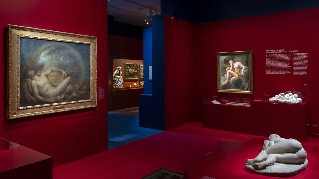 Artistes variés, L’empire du sommeil, vue de l'exposition. Avec l'aimable autorisation du Musée Marmottan Monet