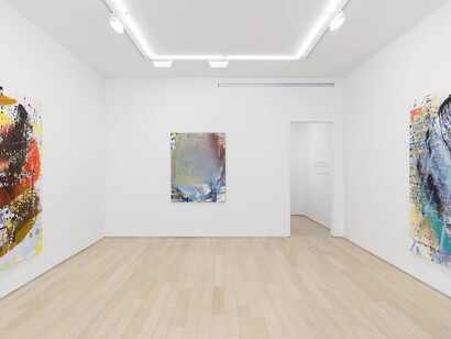 Jackie Saccoccio, Portraits, exhibition view. Courtesy of Van Doren Waxter 