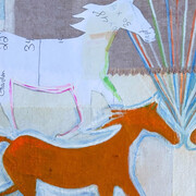 Katie Davis, Big horse energy (detail), 2024. Courtesy of the Camp Gallery