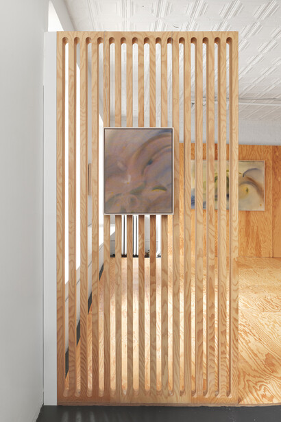 Arlina Cai and Gail Tarantino, In other words, exhibition view. Courtesy of Uprise Art