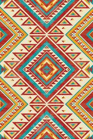 Geometric Pre-Hispanic pattern