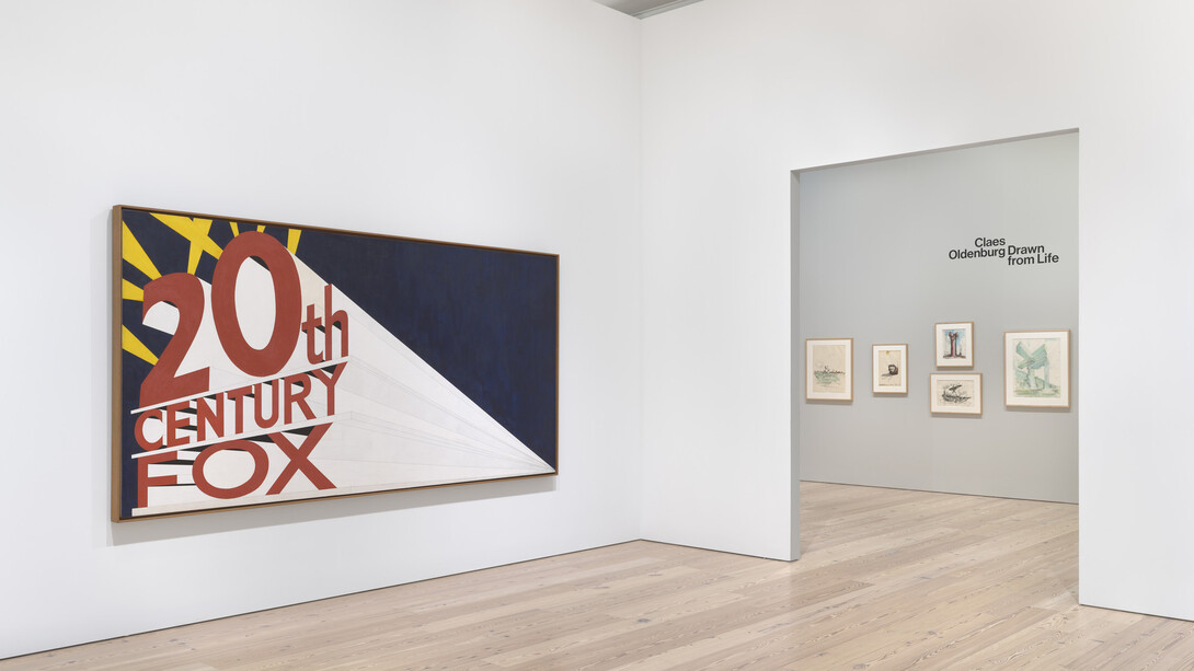 Claes Oldenburg, Drawn from life, vista de exhibición. Cortesía del Whitney Museum