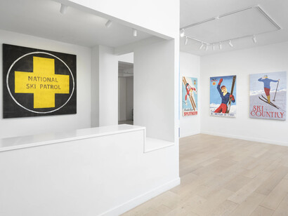 Robert Thomas, Ski country, exhibition view. Courtesy of Casterline Goodman Gallery