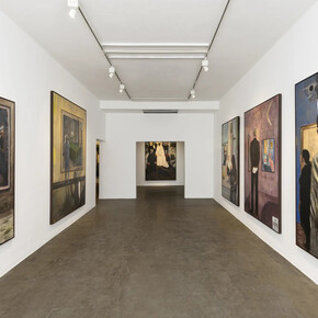 Atul Dodiya, The gatecrasher, exhibition view. Courtesy of Vadehra Art Gallery