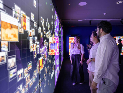 Memememememe, exhibition view. Courtesy of Media Majlis Museum