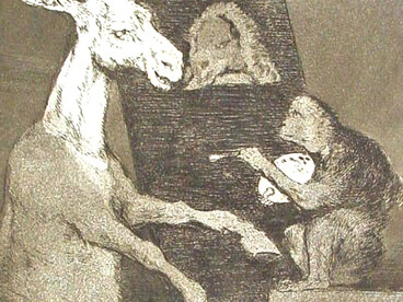 Francisco de Goya, Capricho N°41: Ni más ni menos, serie Los Caprichos (1799)