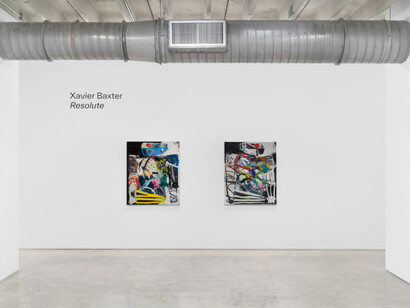 Xavier Baxter, Resolute, exhibition view. Courtesy of Mindy Solomon 