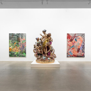 Jeff Koons, Porcelain series, exhibition view. Courtesy of Gagosian
