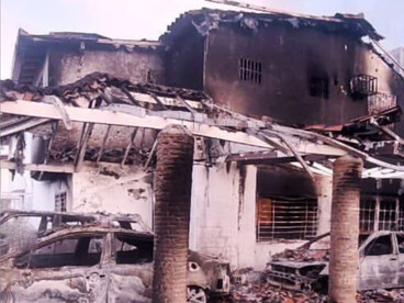 Edificaciones destruidas por la operación militar de Estados Unidos en Venezuela, enero de 2026