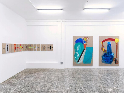 Fernando Mastretta, Pacífico, vista de exhibición. Cortesía de Galería El Chico