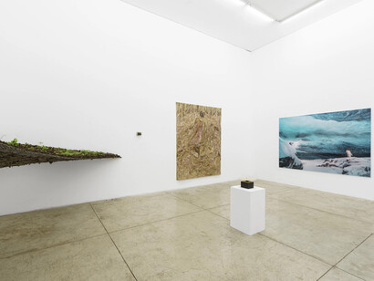 Diversos artistas, Telúricos, vista da exposição. Cortesia da Galeria Nara Roesler