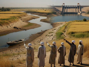 The Grand Ethiopian Renaissance Dam (GERD), previously known as the Millennium Dam and also referred to as the Hidase Dam, is a large gravity dam situated on the Blue Nile in Ethiopia’s Benishangul-Gumuz Region, roughly 14 kilometers (9 miles) east of the Sudan border