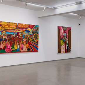 Aban Raza, Nothing human is alien to me, exhibition view. Courtesy of Galerie Mirchandani + Steinruecke