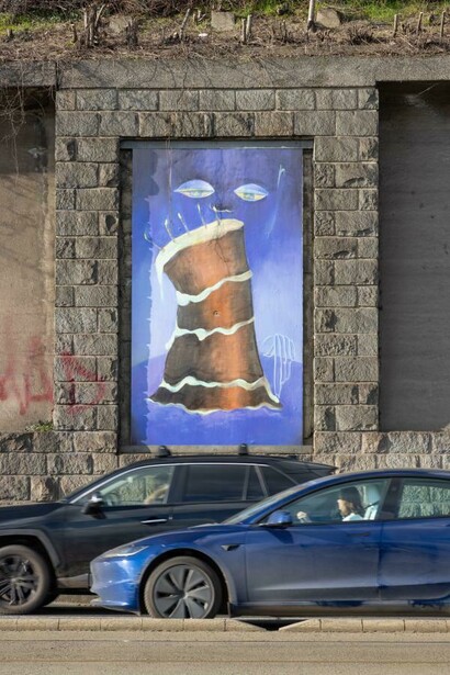 Martina Drozd Smutná, No future girl, exhibition view. Courtesy of Artwall Gallery