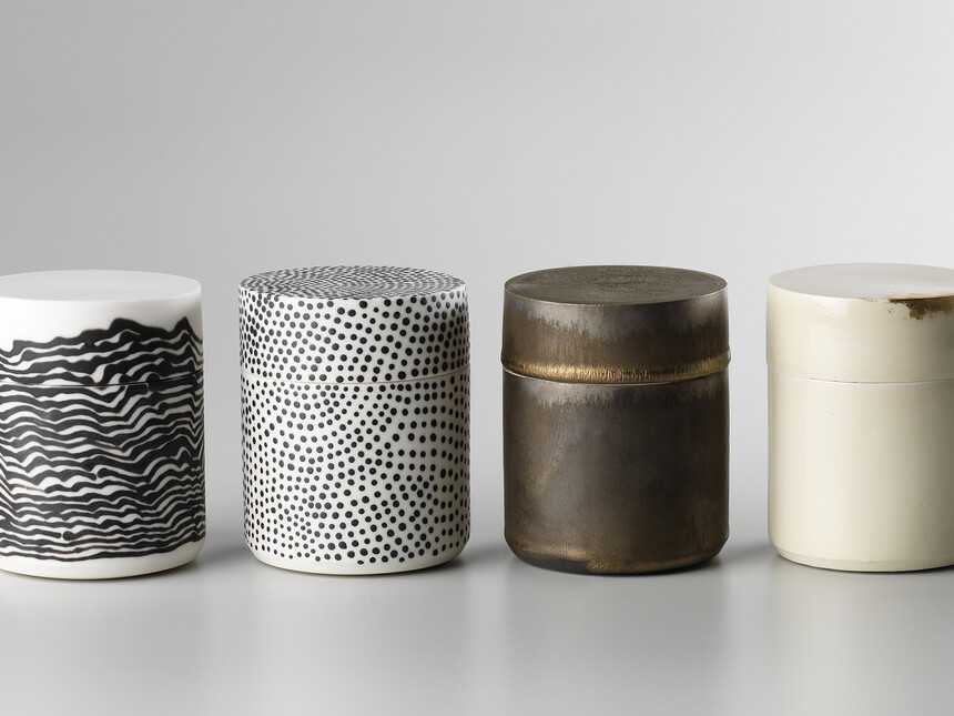 Myer Halliday, Ceramic pots The Geffrye Museum of the Home