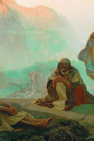 Job and His Friends by Ilya Repin (1869)