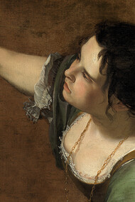 Artemisia Gentileschi, Self-Portrait as the Allegory of Painting (La Pittura), 1638-39, detail © Royal Collection Trust © Her Majesty Queen Elizabeth II 2020