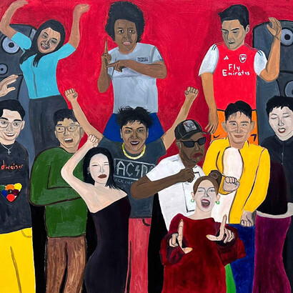 Michael Wang, La danse, 2025. Courtesy of 532 Gallery Jaeckel