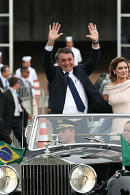 Jair Bolsonaro, el día de su investidura