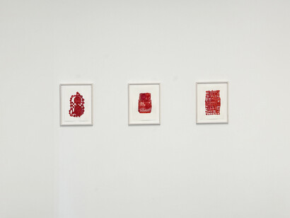 Susan Hefuna and Abraham David Christian, exhibition view. Courtesy of Annex14