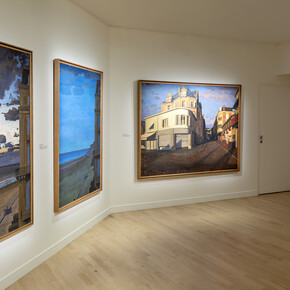 Monet / Sécheret. Paysages d'eau, vue d'exposition. Avec l'aimable autorisation du Musée Marmottan-Claude Monet