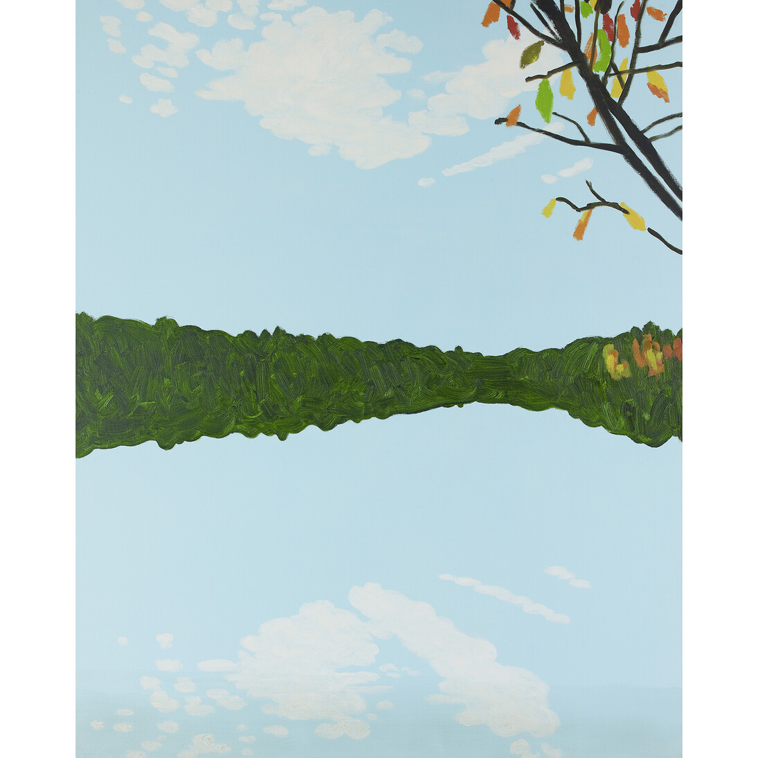 Nobuyuki Takahashi, Autumn Sky, 2015, Oil on canvas, 39 2/5 x 31 3/5 in.