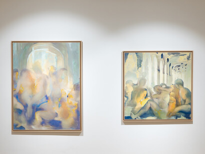 Yasmina Alaoui, Sarabande, vue d'exposition. Avec l'aimable autorisation du Comptoir des Mines Galerie