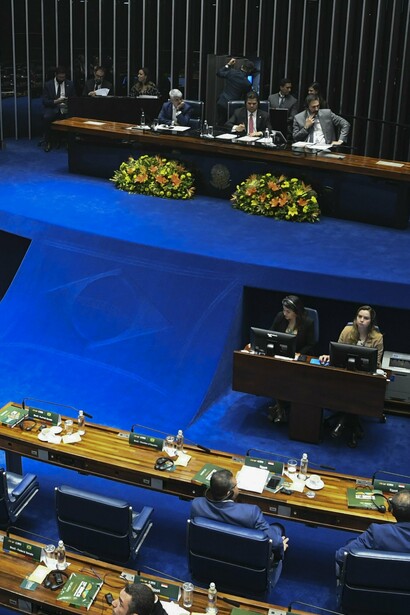 Plenario del Senado Federal de Brasil durante el onceavo Foro Parlamentar del BRICS, Brasil, 2025
