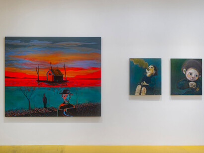 Various artists, Why do trees grow till the end of time? Exhibition view. Courtesy of Gallery Exit 