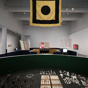 Como una danza de estorninos, vista de exhibición. Cortesía del MACBA