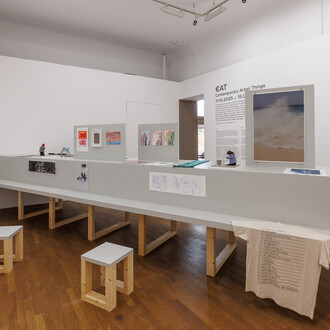 Artistes variés, €AT – Contemporary Artist Things, vue de l'exposition. Avec l'aimable autorisation du Casino Luxembourg