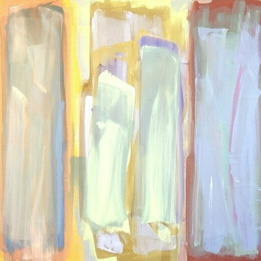 Sonic vibrations between and among adjacent colors by Steve Novel