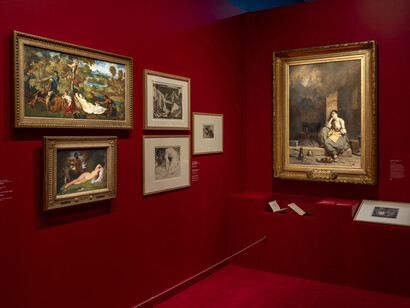 Artistes variés, L’empire du sommeil, vue de l'exposition. Avec l'aimable autorisation du Musée Marmottan Monet