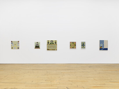 Anne Buckwalter, Lover’s knot, exhibition view. Courtesy of Uffner & Liu Gallery