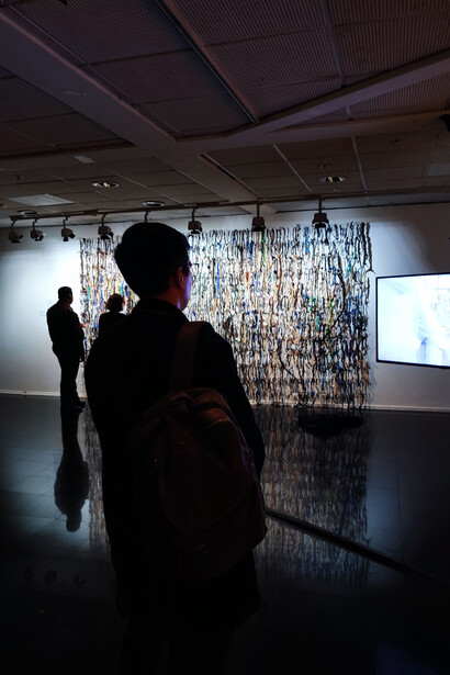 Formas de lo invisible, vista de exhibición. Cortesía del Museo de la Memoria y los Derechos Humanos 