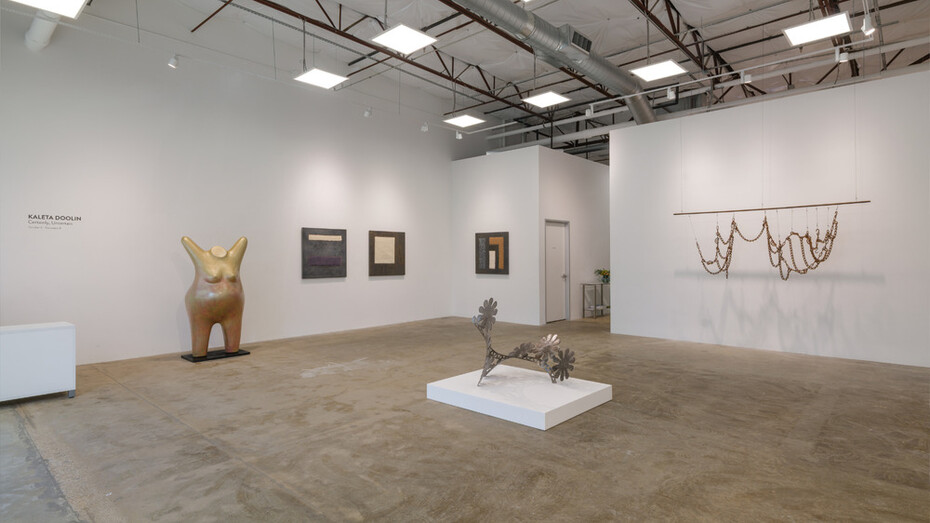 Kaleta Doolin, Certainly, uncertain, exhibition view. Courtesy of Erin Cluley Gallery