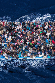Immigrants in the Mediterranean Sea