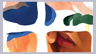 Nella foto un dettaglio della cover di "Dialogue", ultimo album di Jacopo Fagioli su disegno di Claire Cross