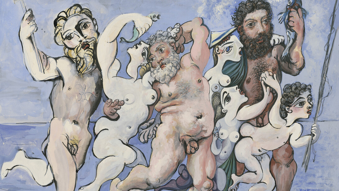 Pablo Picasso, Silenos con danzantes (detalle), 1933. Cortesía del Museo Nacional Thyssen-Bornemisza