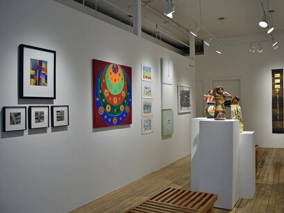 Various artists, Friends family III, exhibition view. Courtesy of Carter Burden Gallery