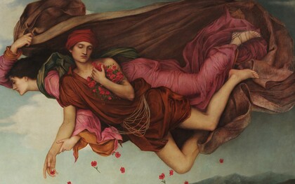 Evelyn De Morgan, "Night and Sleep", 1878. Wightwick Manor, Wolverhampton, England 